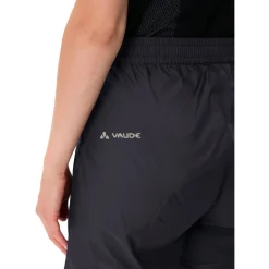 Vaude Drop II Regenbroek Dames - Regular - zwart/zwart