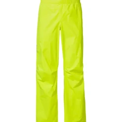 Vaude Drop II Regenbroek Heren - Regular - neon yellow uni