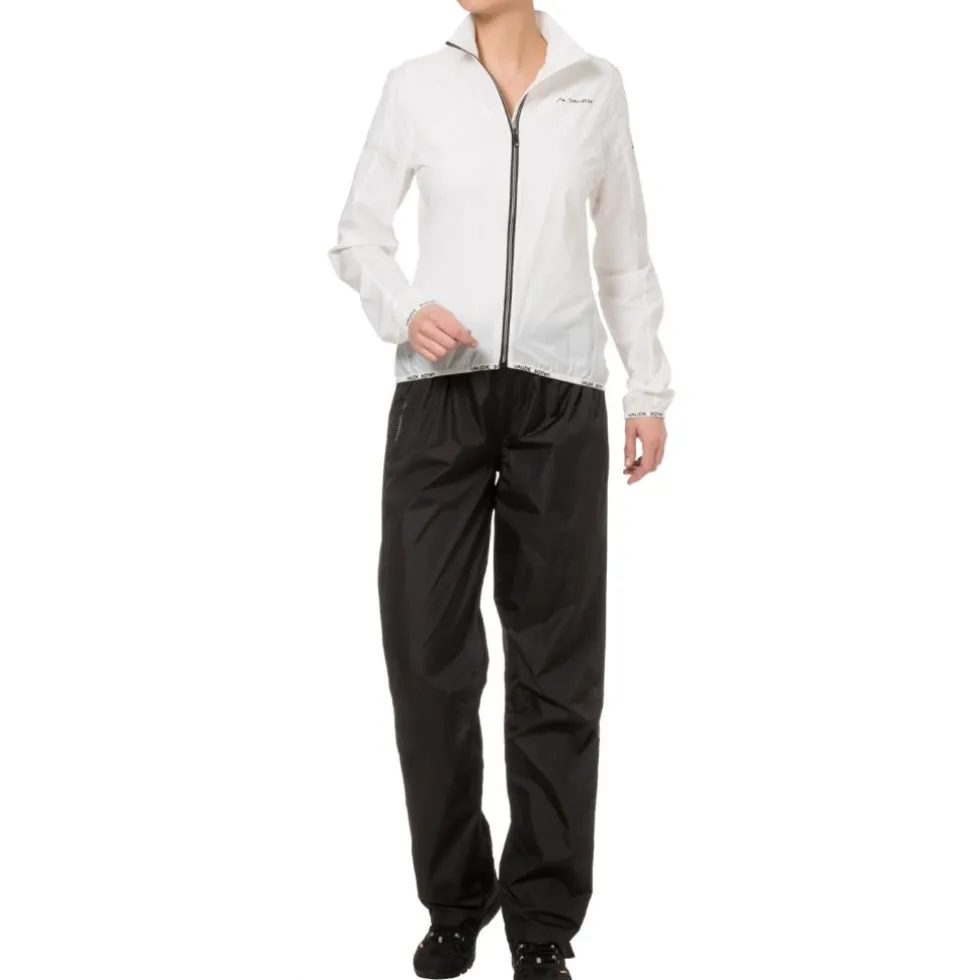 Vaude Fluid Regenbroek Dames - Regular - zwart