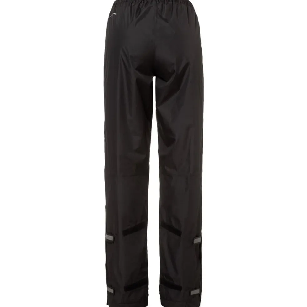 Vaude Fluid Regenbroek Dames - Regular - zwart