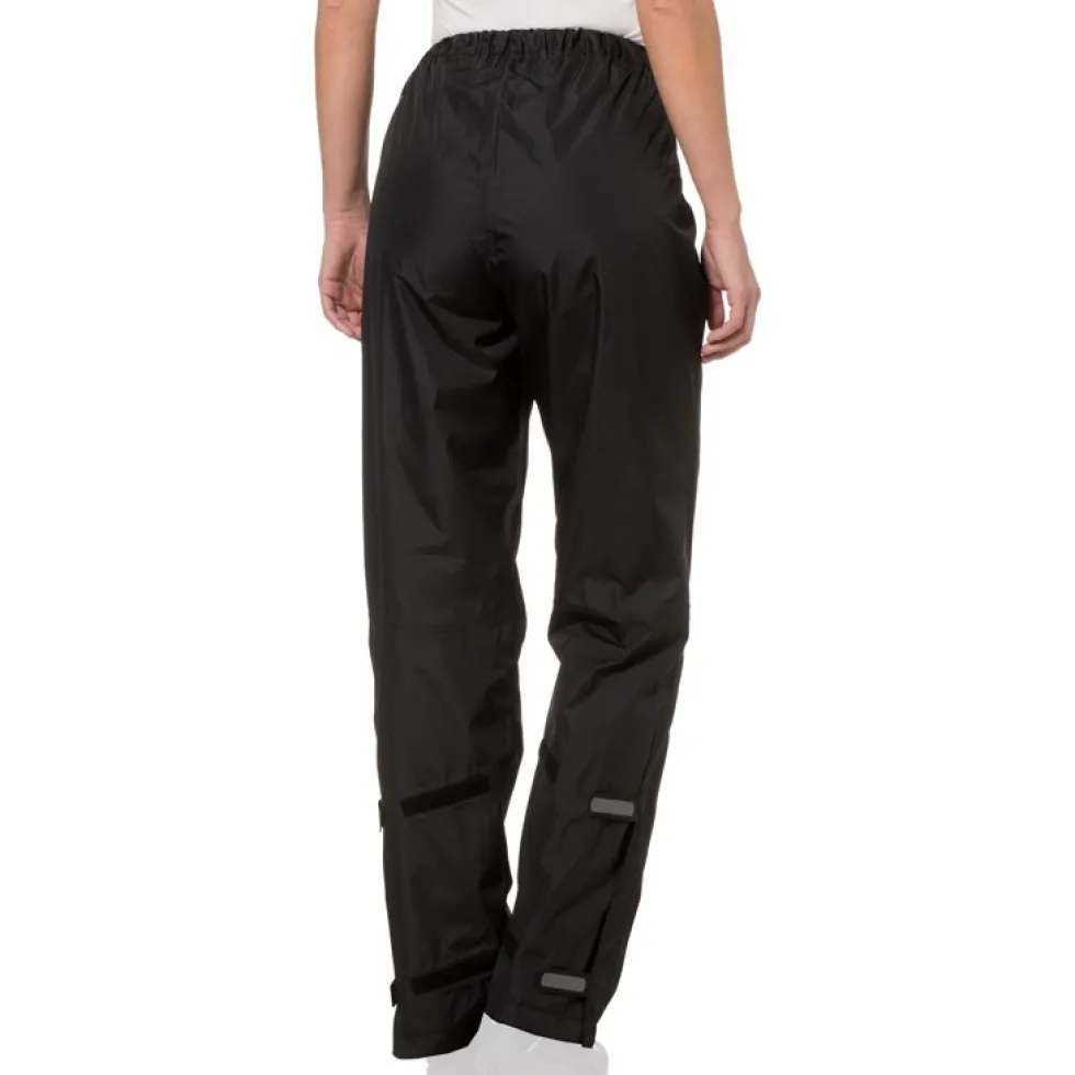 Vaude Fluid Regenbroek Dames - Regular - zwart