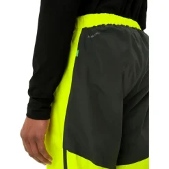 Vaude Luminum Regenbroek Heren - neongeel