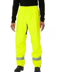 Vaude Luminum Regenbroek Heren - neongeel