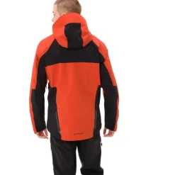 Vaude Moab Pro Regenjas Heren - glowing red
