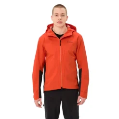 Vaude Moab Pro Regenjas Heren - glowing red