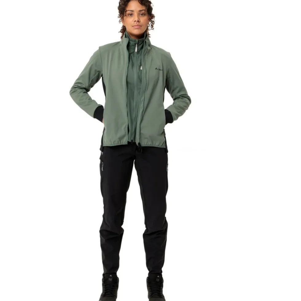 Vaude Moab Pro Softshell Jas Dames - agave