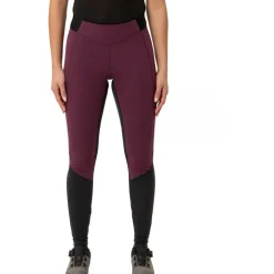 Vaude Posta Warm Tights II Dames - cassis