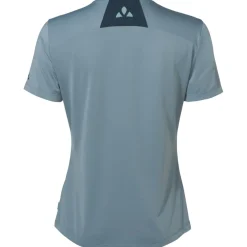 Vaude Qimsa Logo Shirt met Korte Mouwen Dames - nordic blue