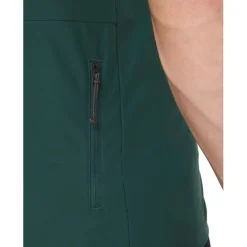 Vaude Qimsa Pro Half-Zip Shirt met Korte Mouwen Heren - deep pond