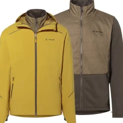 Vaude Yaras 3 in 1 Jas Heren - savanna