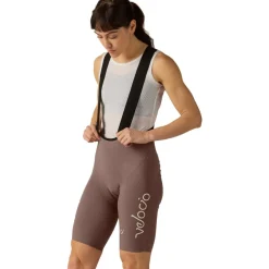 Velocio Concept Fietsshort met bretels Dames - Plum Truffle