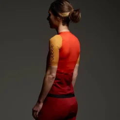 Velocio Concept SE Fietsshirt Dames - Fire Red