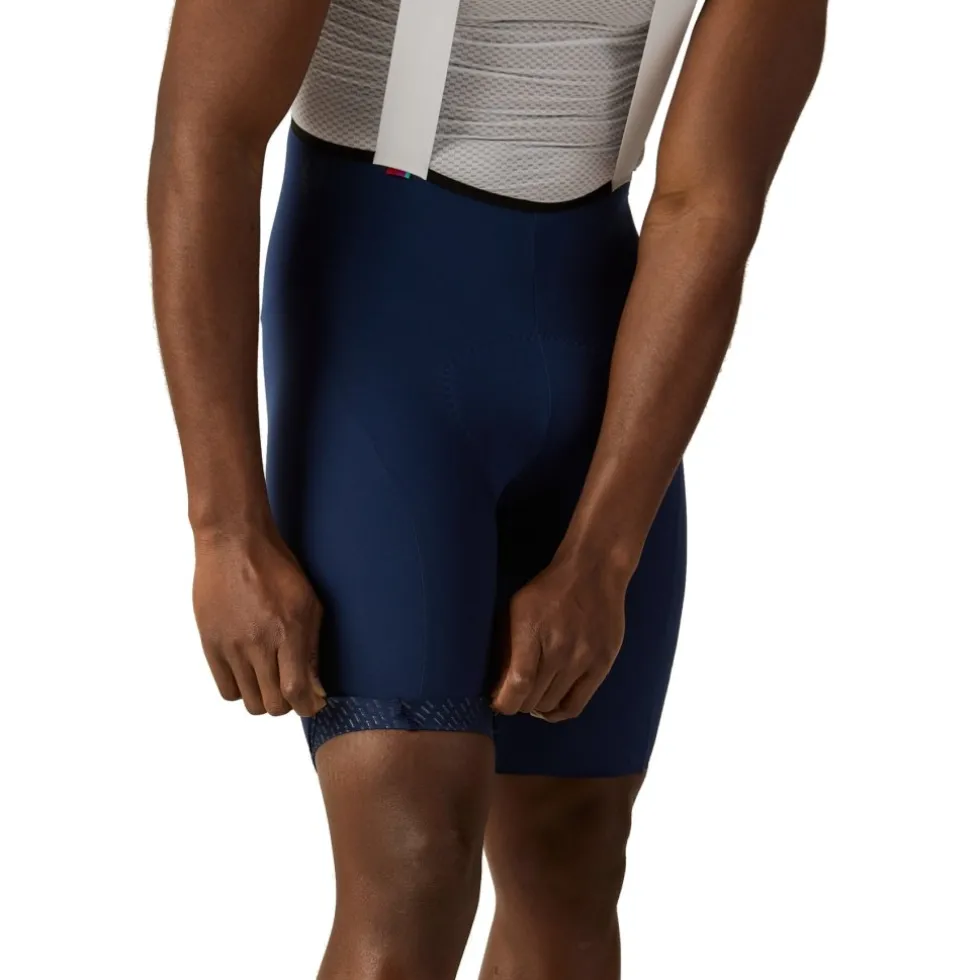 Velocio Luxe Fietsshort met bretels voor heren - Navy
