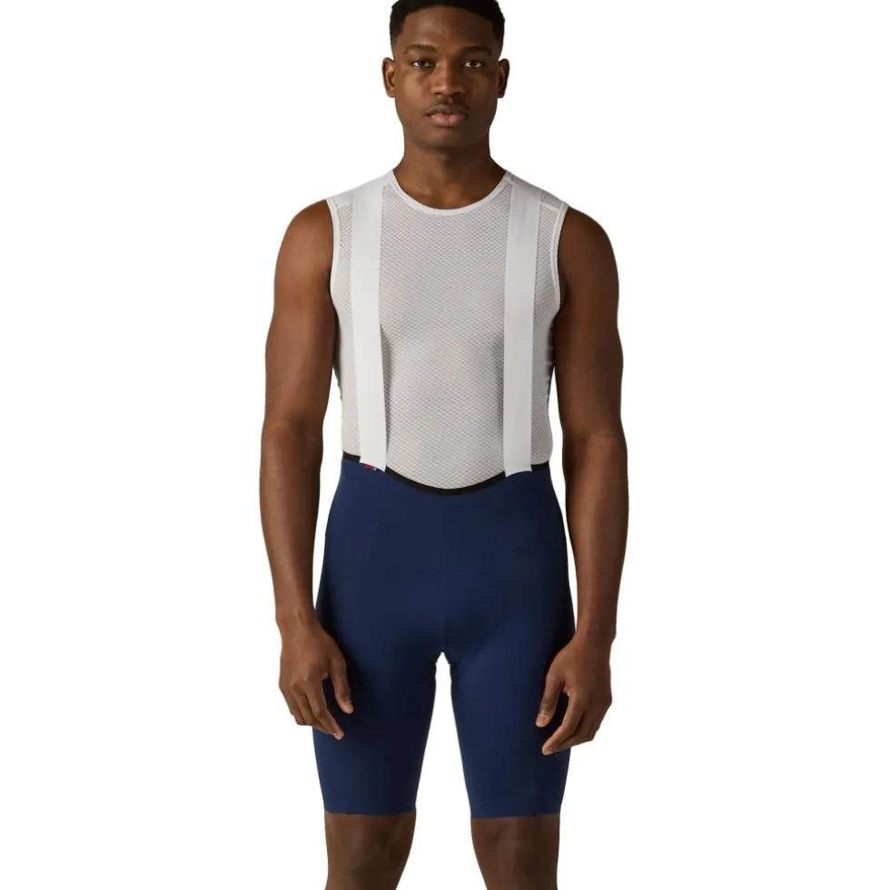 Velocio Luxe Fietsshort met bretels voor heren - Navy