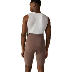Velocio Luxe Fietsshort met bretels voor heren - Plum Truffle
