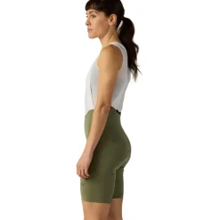 Velocio Luxe Fietsshort met bretels Dames - Deep Lichen