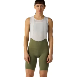 Velocio Luxe Fietsshort met bretels Dames - Deep Lichen