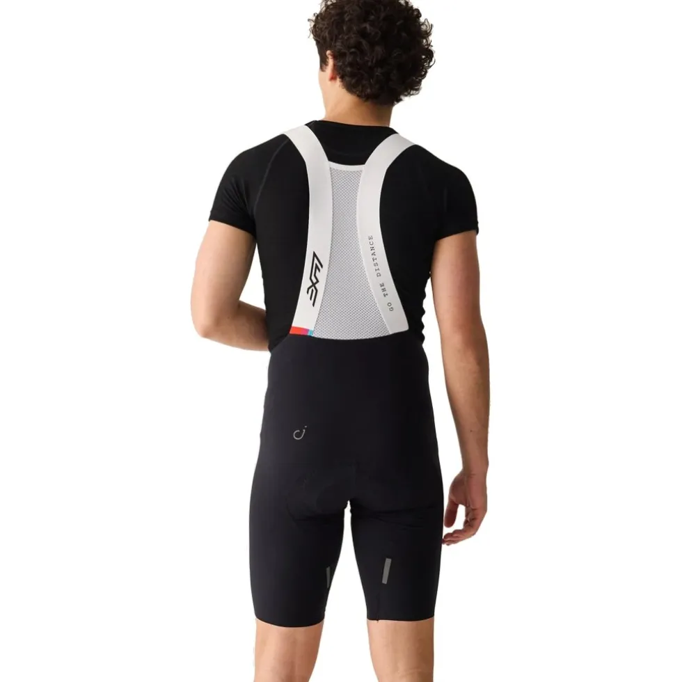 Velocio Luxe Fietsshort met bretels voor heren - Zwart