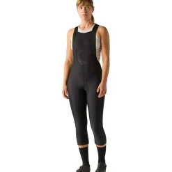 Velocio Luxe Thermal 3/4 Fietsbroek met Bretels Dames - Zwart