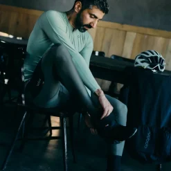 Velocio Luxe Thermal Fietsbroek met Bretels Heren - Black Olive