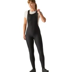 Velocio Luxe Thermal Fietsbroek met Bretels Dames - Zwart