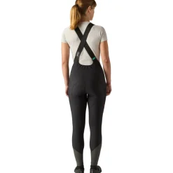 Velocio Luxe Thermal Fietsbroek met Bretels Dames - Zwart