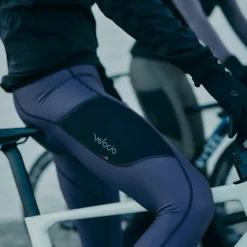 Velocio Luxe Thermal Fietsbroek met Bretels Dames - Zwart