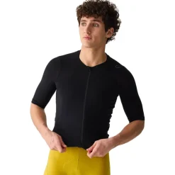 Velocio Merino Luxe Fietsshirt Heren - Zwart