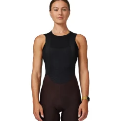 Velocio Merino Mesh Hemd zonder Mouwen Dames - Zwart