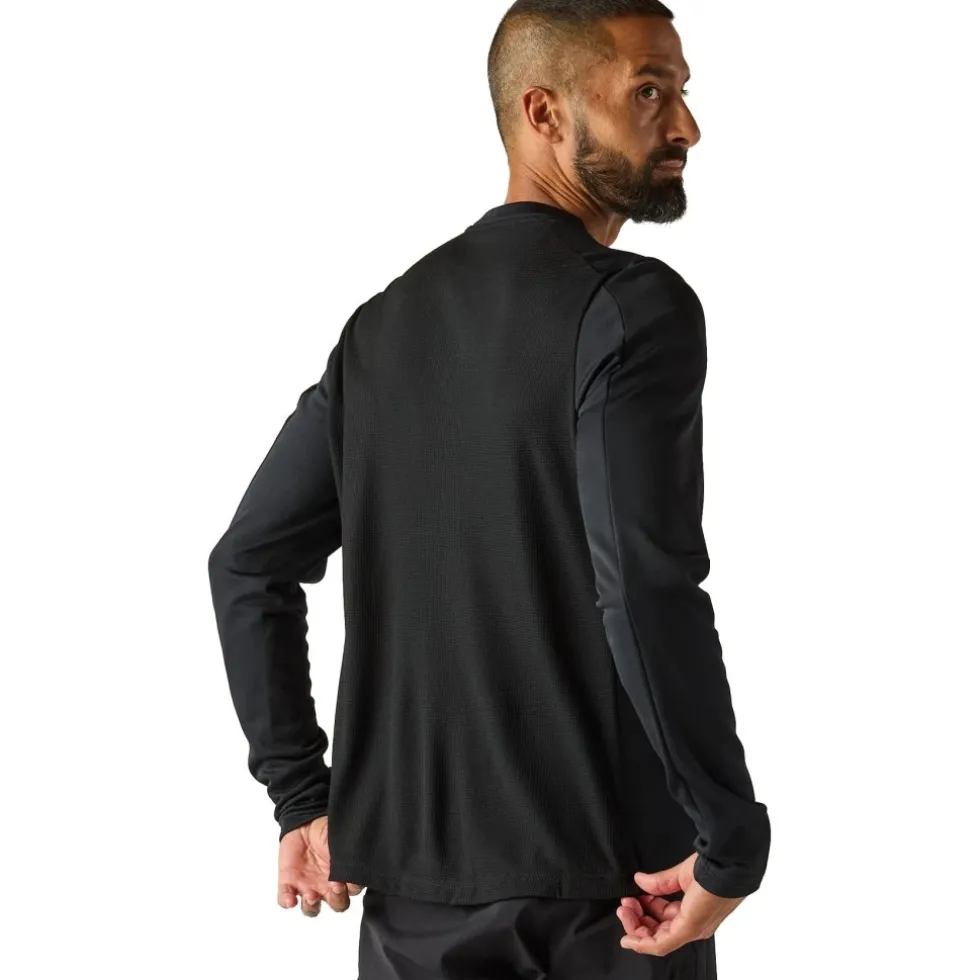 Velocio Merino Trail Fietsshirt met Lange Mouwen Heren - Zwart
