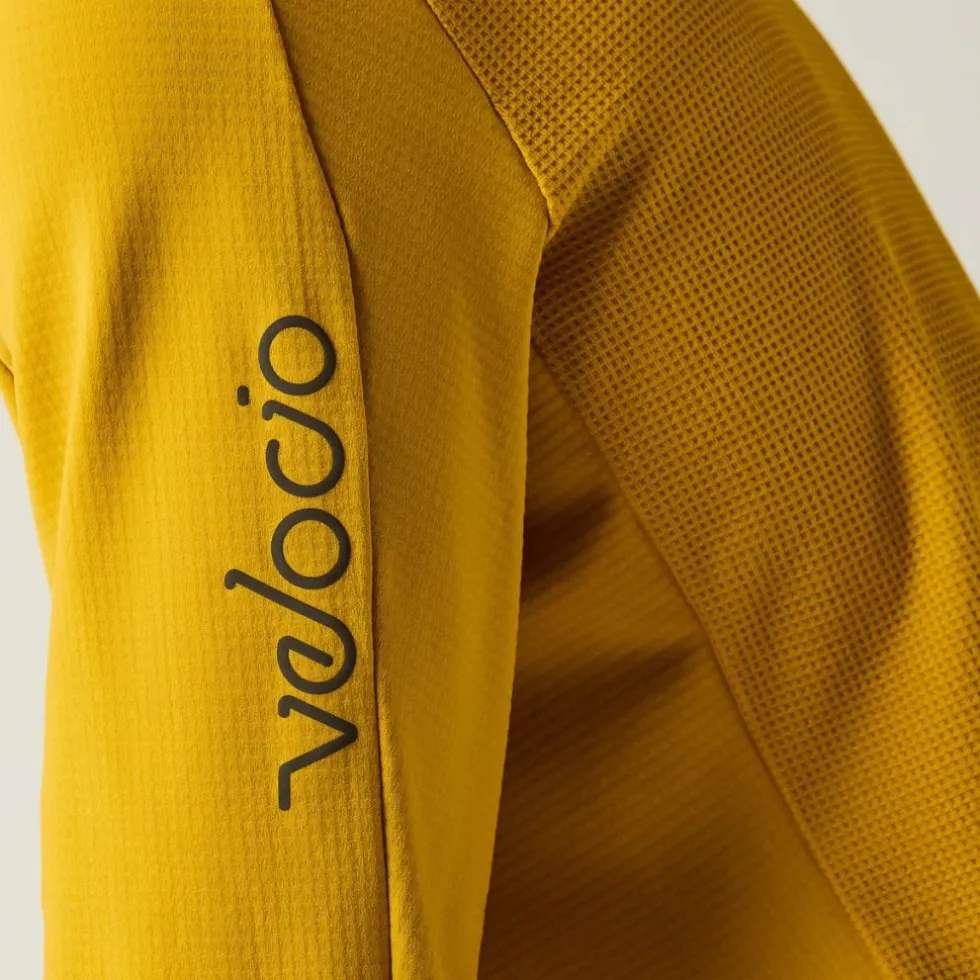 Velocio Merino Trail Fietsshirt met Lange Mouwen Heren - Zwart