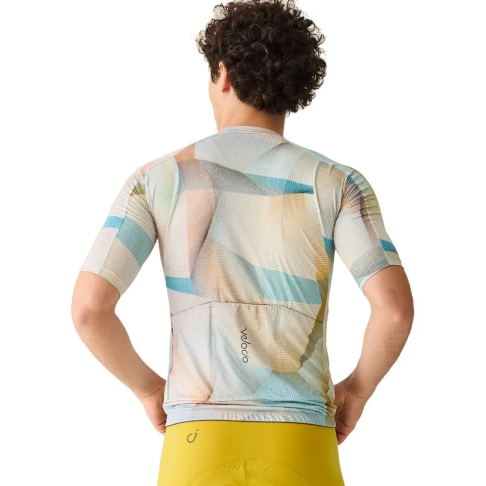 Velocio One Artist Series Fietsshirt Heren - GEO-Blue