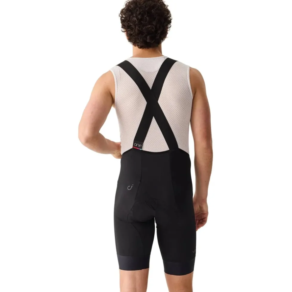 Velocio One Fietsshort met Bretels Heren - Zwart