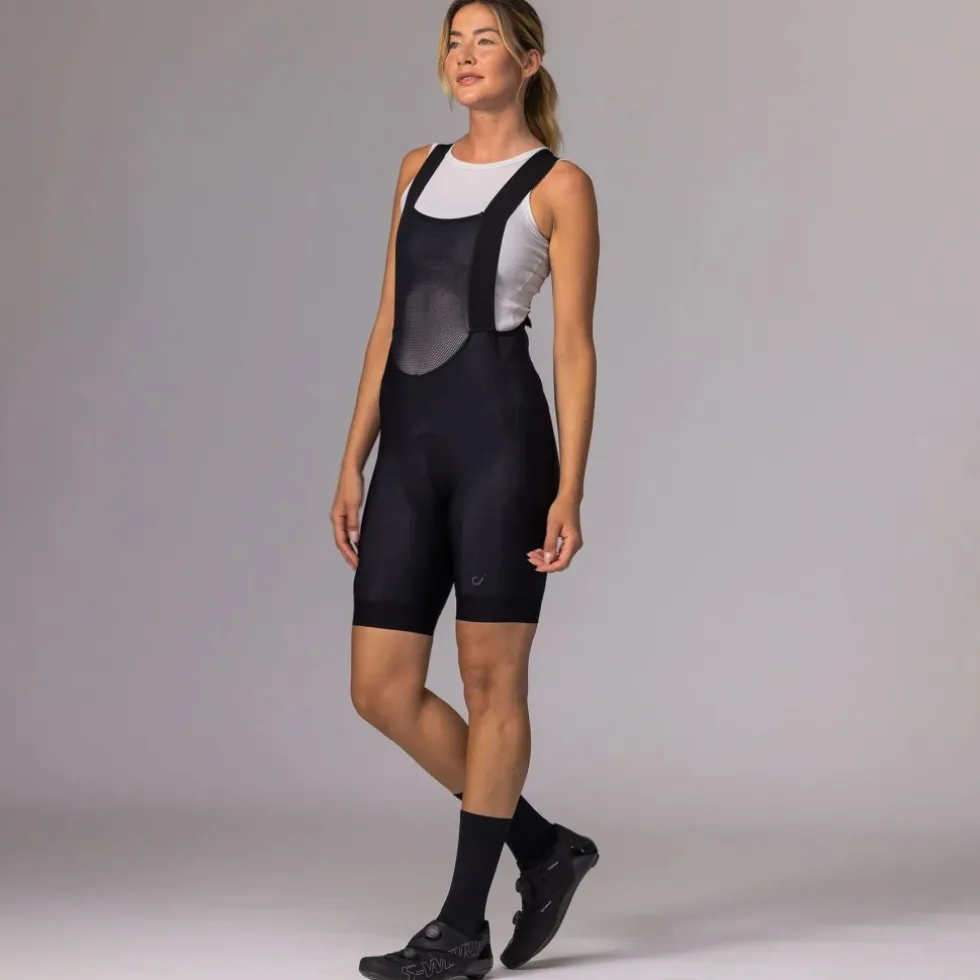 Velocio Thermal Fietsshort met Bretels Dames - Zwart