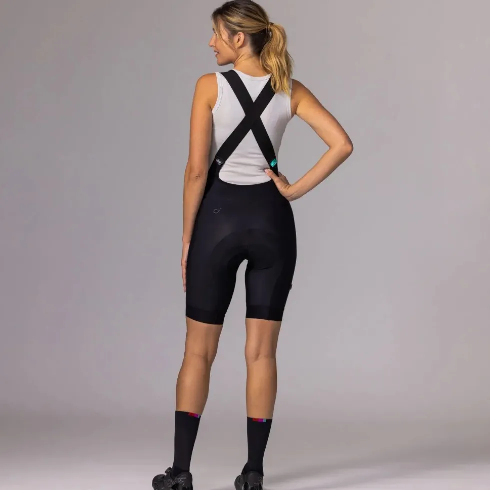 Velocio Thermal Fietsshort met Bretels Dames - Zwart