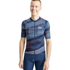 VOID Cycling Abstract Fietsshirt Heren - Dark Blue