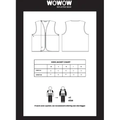 WOWOW Fun Veiligheidsvest Kinderen - geel