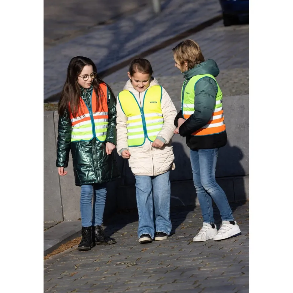WOWOW Wasabi Veiligheidsvest Kinderen - geel