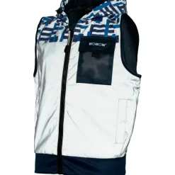 WOWOW Yoho Full Reflective Veiligheidsvest Kinderen - blauw