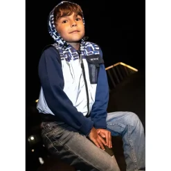 WOWOW Yoho Full Reflective Veiligheidsvest Kinderen - blauw