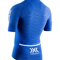 X-Bionic Effektor 4D Cycling Zip Fietsshirt Heren - blue blossom/arctic white