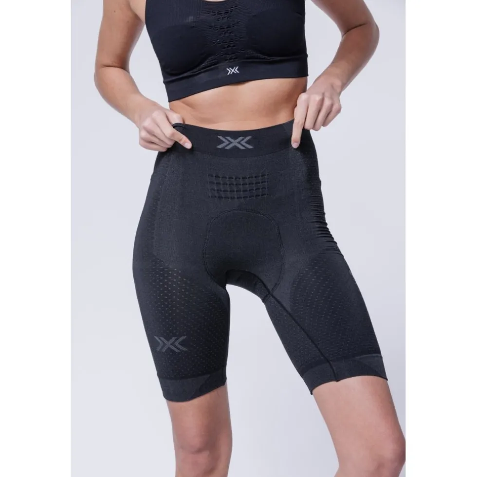 X-Bionic Xceed Ride Liner Binnenshort Dames - x black/rhino grey