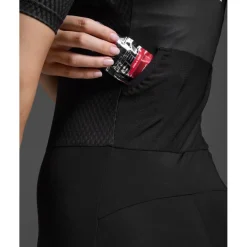 2XU Aero Hex Sleeved Trisuit Dames - zwart/wit