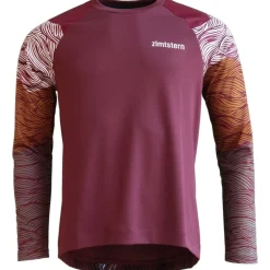 Zimtstern Braapz MTB Shirt Met Lange Mouwen Heren - Windsor Wine