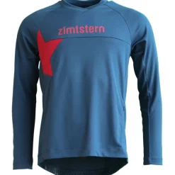 Zimtstern Bulletz MTB Shirt Met Lange Mouwen Heren - French Navy/French Navy