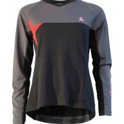 Zimtstern Bulletz MTB Shirt Met Lange Mouwen Dames - Pirate Black/Gun Metal
