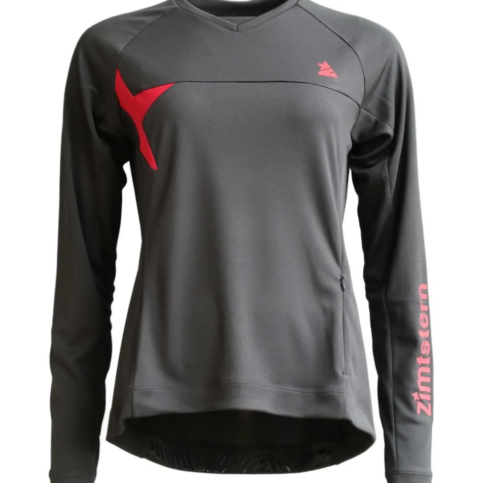 Zimtstern Bulletz MTB Shirt Met Lange Mouwen Dames - Pirate Black