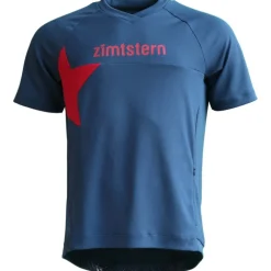 Zimtstern Bulletz MTB Shirt met Korte Mouwen Heren - French Navy/French Navy