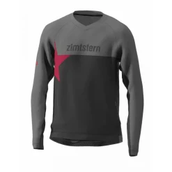 Zimtstern Bulletz MTB Shirt Met Lange Mouwen Heren - Pirate Black/Gun Metal - M10162