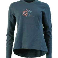 Zimtstern EcoFlowz MTB Shirt Met Lange Mouwen Dames - deep teal